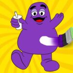 Grimace Shake kifestőkönyv